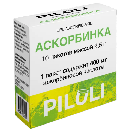    Life Ascorbic Acid . ., 400 , 2.5 , 10 .  -     , -  