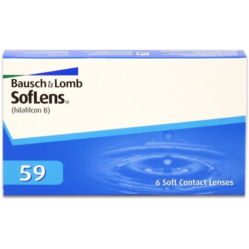     Bausch & Lomb SofLens 59, 6 ., R 8,6, D +6  -     , -  