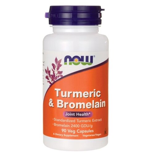    NOW Turmeric & Bromelain, 100 , 90 .  -     , -  