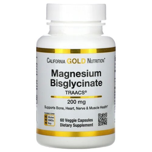   California Gold Nutrition Magnesium Bisglycinate ( ) 60   -     , -  