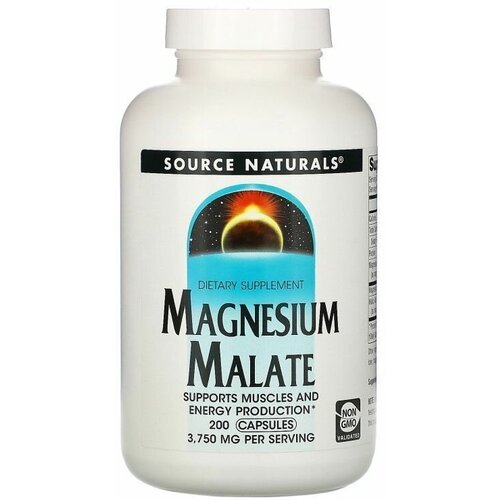 ���� Source Naturals Magnesium Malate 200 ���� (Source Naturals)