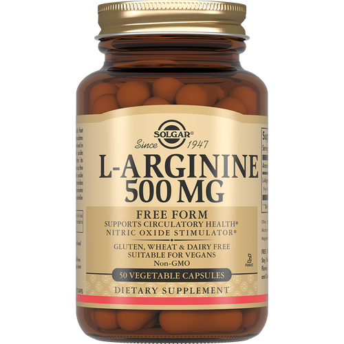 ���� Solgar L-Arginine ����., 500 ��, 100 �, 50 ��.