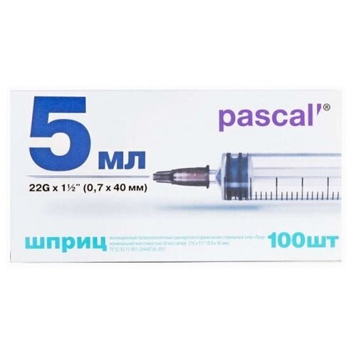    Pascal' , 40  x 0.7 , : 22G, 5 , 100 .  -     , -  