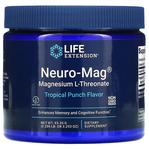    Life Extension Neuro-Mag Magnesium L-Threonate, 93.4   -     , -  