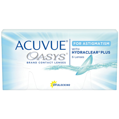     ACUVUE OASYS For Astigmatism with Hydraclear Plus, 6 ., R 8,6, D +5,25,CYL:-1,25,A:120  -     , -  