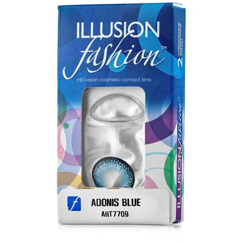     ILLUSION Fashion Adonis, 2 ., R 8,6, D -6, blue  -     , -  