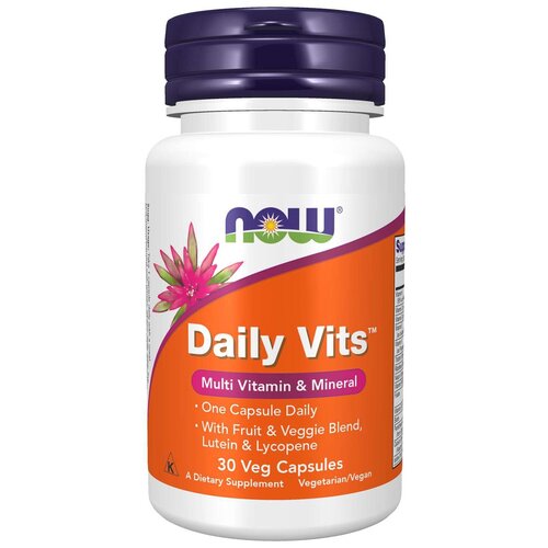 ���� NOW Foods, Daily Vits, �������������� � �������������, 30 �������������� ������