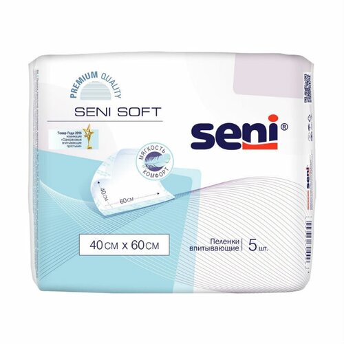 ���� ������� ����������� ����������� ������������� Seni Soft 40 x 60 ��, 5 ��.