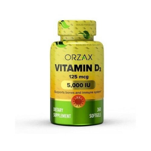    3 (Vitamin D3) 5000 , ORZAX, 360   -     , -  