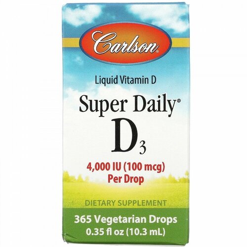   Carlson, Super Daily D3, 1000 , 10,3  (0,35 . )  -     , -  