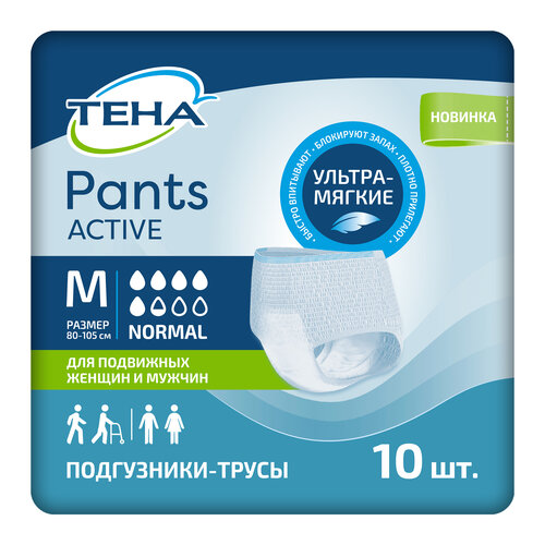      Pants Active Normal, M, 5.5 , 80-105 , 10 .  -     , -  