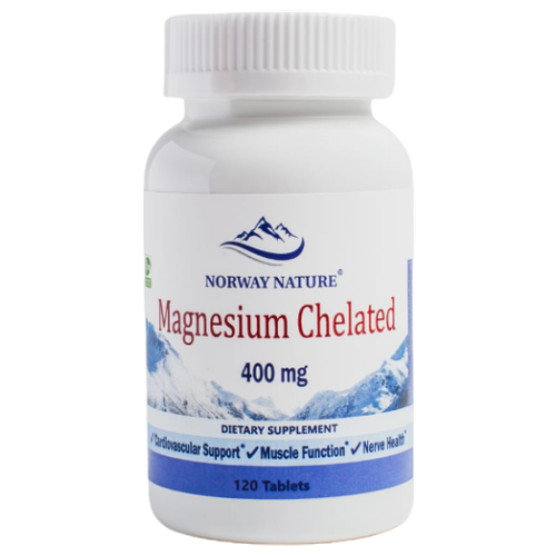    Norway Nature Magnesium Chelated, 400 , 120 .  -     , -  