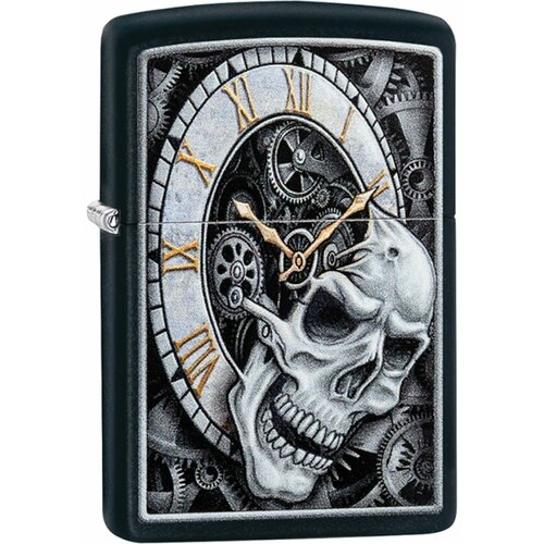   ZIPPO  Skull Clock   Black Matte /   38x13x57  29854  -     , -  