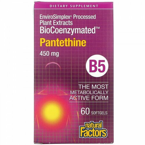   Natural Factors, BioCoenzymated, B5, , 450 , 60   -     , -  