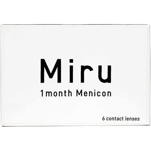     Menicon Miru 1month, 6 ., R 8,6, D -1, , 1 .  -     , -  