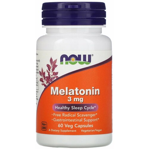    NOW Melatonin, 60 , 0.3 , 3 , 60 .  -     , -  