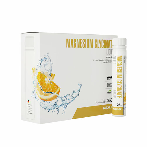 ���� �������� ������ Maxler Magnesium Glycinate Liquid, �������� - 14 �� � 25 ��