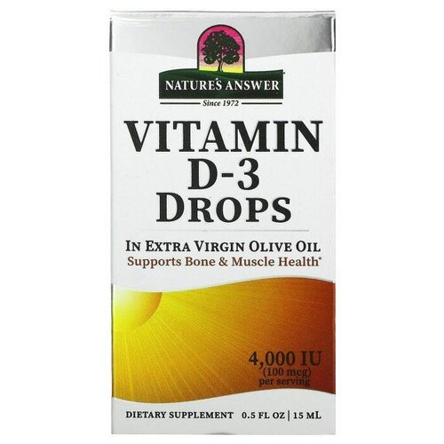    Nature's Answer Vitamin D-3, 100 , 15 , 4000 , 240 .  -     , -  