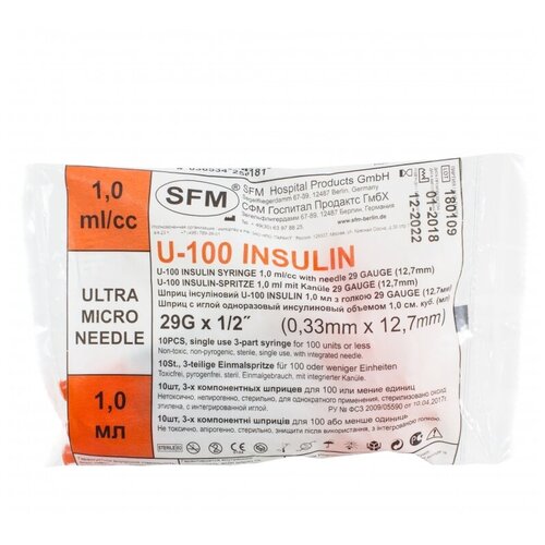     SFM U-100 , 12.7  x 0.33 , : 29G, 1 , 10 .  -     , -  