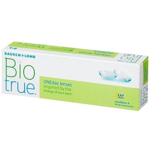     Bausch & Lomb Biotrue ONEday, 30 ., R 8,6, D -7,5, 1 .  -     , -  