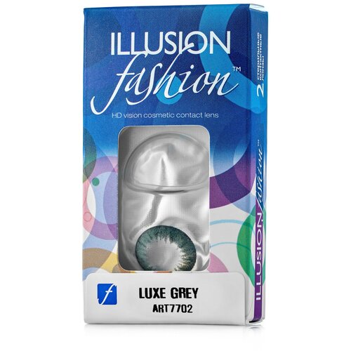     ILLUSION Fashion Luxe, 2 ., R 8,6, D -0,5, grey  -     , -  