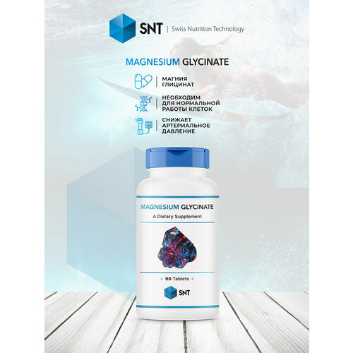     SNT Magnesium Glycinate 200 mg - 90 Tablets  -     , -  