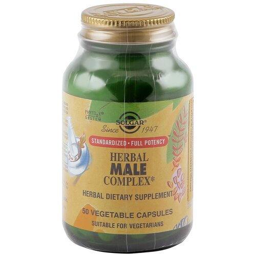   Solgar Herbal male complex ., 50 .  -     , -  