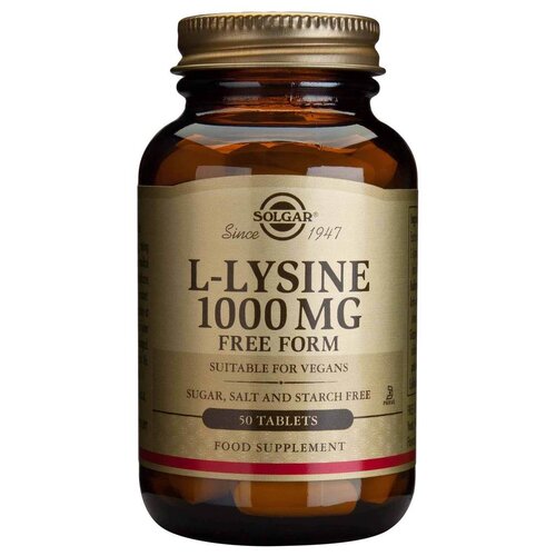 ���� Solgar L-Lysine ���., 1000 ��, 65 �, 50 ��.