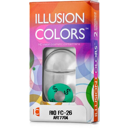     ILLUSION olors Rio, 2 ., R 8,6, D 0, fc-26  -     , -  