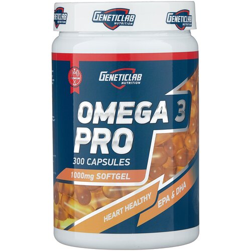 ���� Geneticlab Nutrition Omega 3 Pro 1000 mg (300 ����.), 408 �, 300 ��.