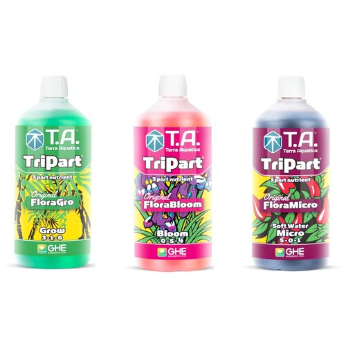    Terra Aquatica TriPart (Grow + Bloom + Micro SW) 3  1 (GHE Flora)   