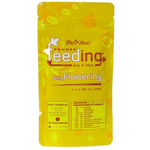      Powder Feeding Long Flowering 125 ,     (9   )  -     , -,   