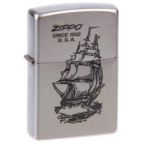   Zippo Classic   Boat Zippo Satin Chrome 56.7   -     , -  