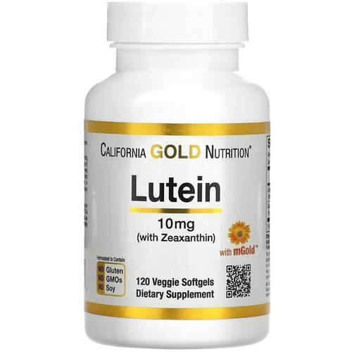 ���� ������� California Gold Nutrition Lutein with Zeaxanthin, 0.3 �, 0.1 ��, 10 ��, 120 ��.