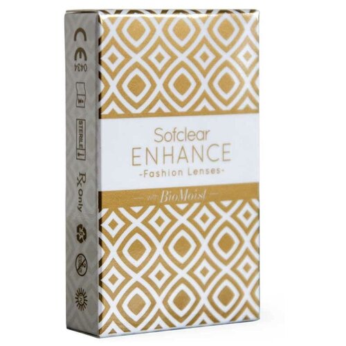     Gelflex Sofclear Enhance, 2 ., R 8,6, D -7,5, aqua  -     , -  