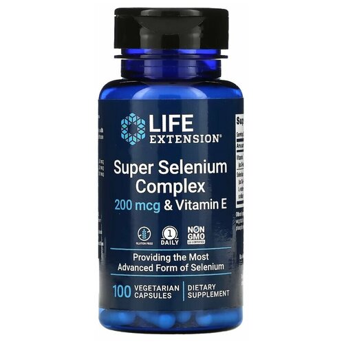 ���� Life Extension Super Selenium Complex 200 mcg & Vitamin E (C���� � ���. �) 100 ������ (Life Extension)