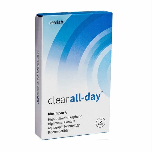     Clearlab Clear All-day, 6 ., R 8,6, D +4, 1 .  -     , -  