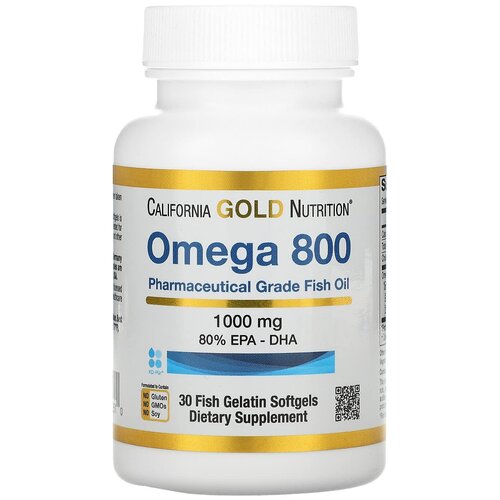   California Gold Nutrition Omega 800 Fish oil ., 230 , 70 , 30 .  -     , -  