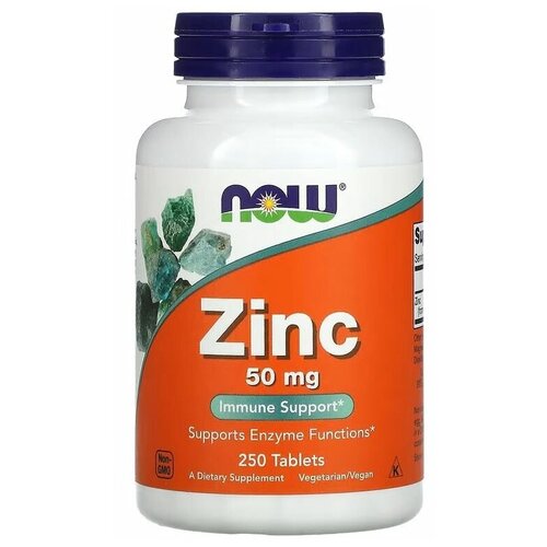 ���� NOW ���� Zinc 250 �� 50 mg/ ��� ��� ���� 50 ��. 250 ����./ ��������