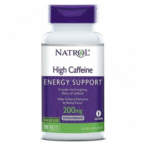    Natrol High Caffeine 200 mg, 200 , 100 .  -     , -  