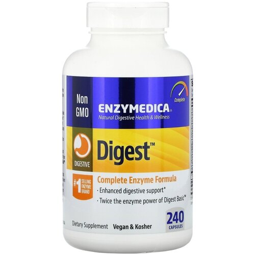 ���� Enzymedica, Digest, ������ ������� ���������, 240 ������