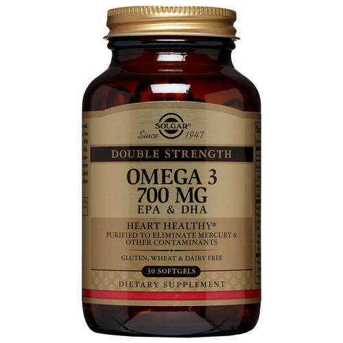   Solgar Double Strength Omega 3 EPA & DHA ., 700 , 300 , 30 .  -     , -  