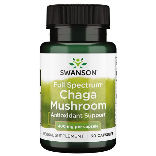   Swanson Full Spectrum Chaga Mushroom (   ) 400  60   -     , -  