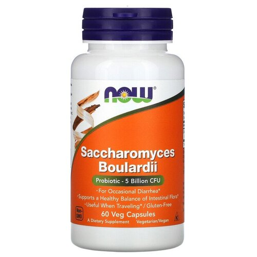    NOW Saccharomyces Boulardii, 80 , 100 , 60 .  -     , -  