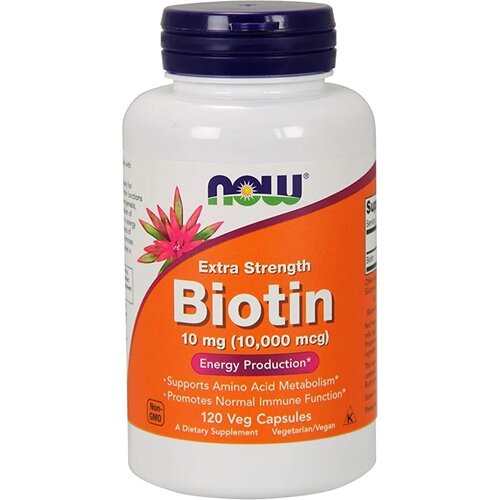   NOW Biotin 10 mg (10.000 mcg) 120    -     , -  