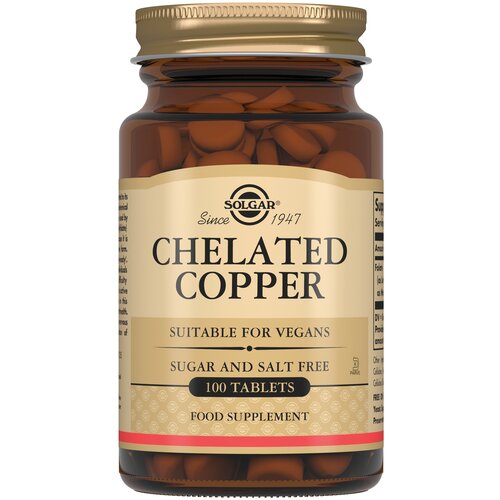 ���� Solgar Chelated Copper ���., 230 �, 100 ��.