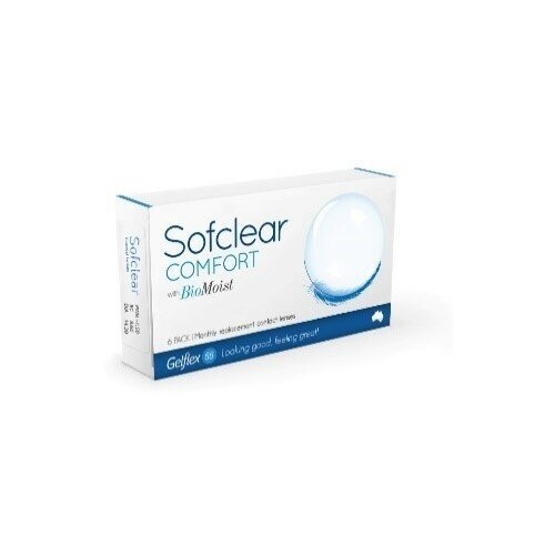     Gelflex Sofclear Comfort with BioMoist, 6 ., R 8,6, D -0,75  -     , -  