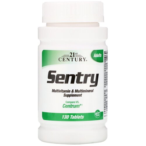    21st Century Sentry Multivitamin & Multimineral Supplement, 120 , 130 .  -     , -  