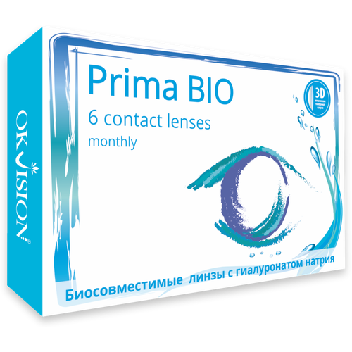     OKVision PRIMA BIO, 6 ., R 8,8, D -9,5, , 1 .  -     , -  