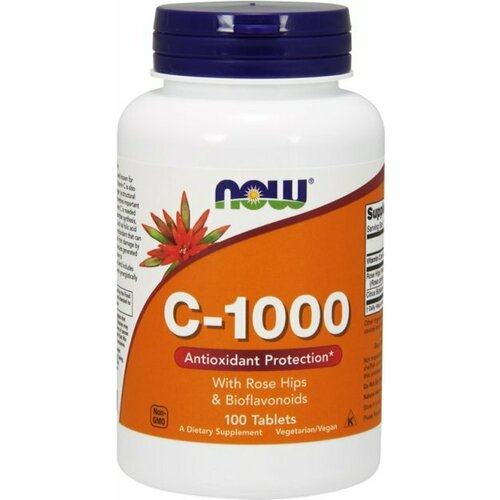   NOW C-1000 with Rose Hips & Bioflavonoids (     ) 100   -     , -  